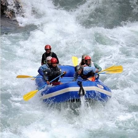 River rafting on the Ganges near Rishikesh