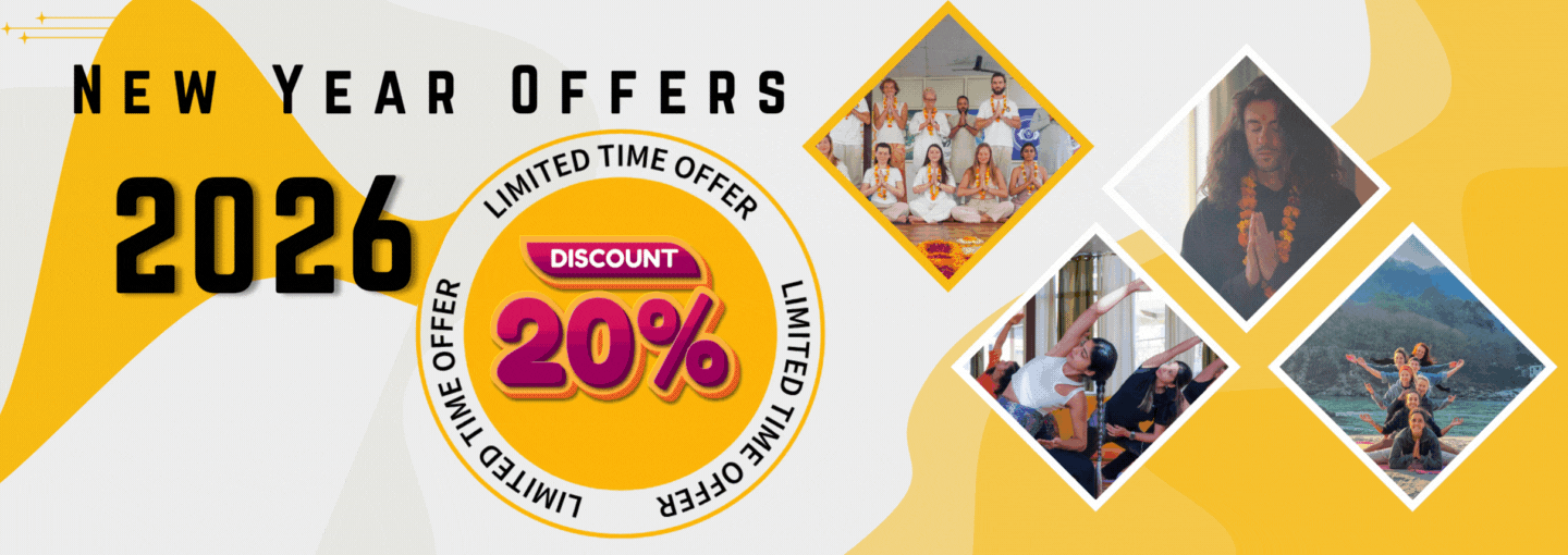 New Year Yoga Discount Banner
